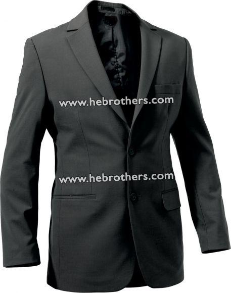 Men Tailored Poly-wool Stretch 2-button Jacket