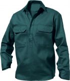 Closed Front Drill Shirt (Long-sleeve)