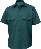 Closed Front Drill Shirt (Short-sleeve)