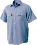 Men Cotton-rich Oxford Weave Shirt Finish (Short-sleeve)