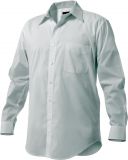 Gli uomini di cotone ricchi senza rughe End-on-end Shirt (Long-sleeve)