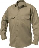 Open Front Drill Shirt (Long-sleeve)