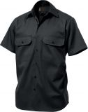 Open Front Drill Shirt (Short-sleeve)