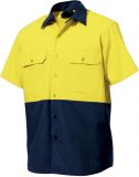 Spliced Workcool Shirt (Short-sleeve)