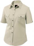 Women Cotton Mini Twill Shirt (Short-sleeve)